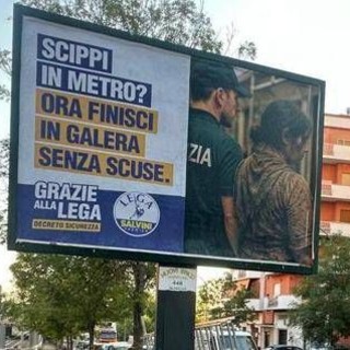 Roma e i manifesti su decreto Sicurezza, Lega: &quot;Comune viola art.21 Costituzione&quot;