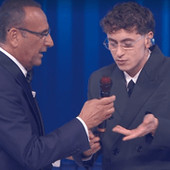 Sanremo, problemi tecnici per Tredici Pietro: "Ho parlato al vuoto" Sanremo, problemi tecnici per Tredici Pietro: "Ho parlato al vuoto"