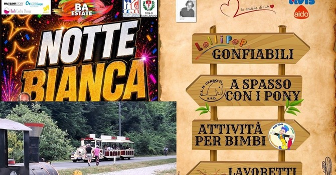 GLI APPUNTAMENTI. Notte Bianca e Girinvalle accendono il weekend tra musica, eventi e festa all’aria aperta GLI APPUNTAMENTI. Notte Bianca e Girinvalle accendono il weekend tra musica, eventi e festa all’aria aperta