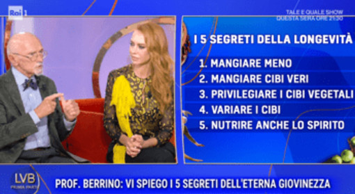 Cibo e longevità, i segreti del professor Berrino: perché dovremmo smettere di mangiare carne
