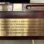 Camera, una targa sullo scranno di Matteotti. Fontana “Omaggio alla sua memoria” Camera, una targa sullo scranno di Matteotti. Fontana “Omaggio alla sua memoria”