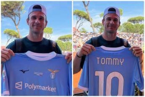 Lazio, maglia speciale per Paul: il regalo agli Internazionali