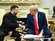 Zelensky alla Casa Bianca, raffica di 'grazie' a Trump