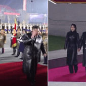 Kim Jong-un, la figlia Ju-ae indossa la stessa giacca: "Simbolo del potere" Kim Jong-un, la figlia Ju-ae indossa la stessa giacca: "Simbolo del potere"