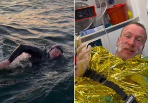 Nuota per 160 km dalla Svezia alla Polonia e attraversa il Mar Baltico in 56 ore