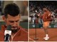 Roland Garros, Djokovic vince e... balla