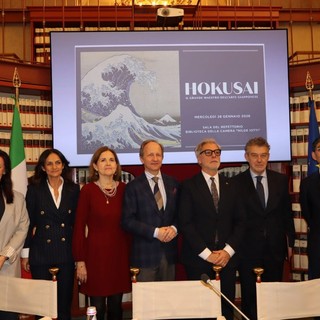 Presentata in anteprima alla Camera la mostra sull’artista giapponese Hokusai
