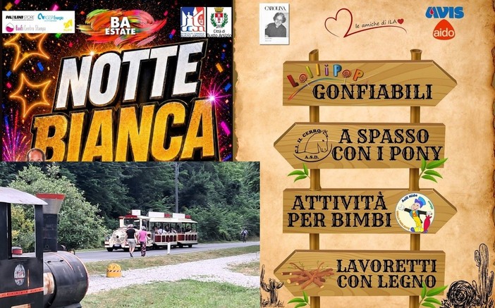 GLI APPUNTAMENTI. Notte Bianca e Girinvalle accendono il weekend tra musica, eventi e festa all’aria aperta GLI APPUNTAMENTI. Notte Bianca e Girinvalle accendono il weekend tra musica, eventi e festa all’aria aperta