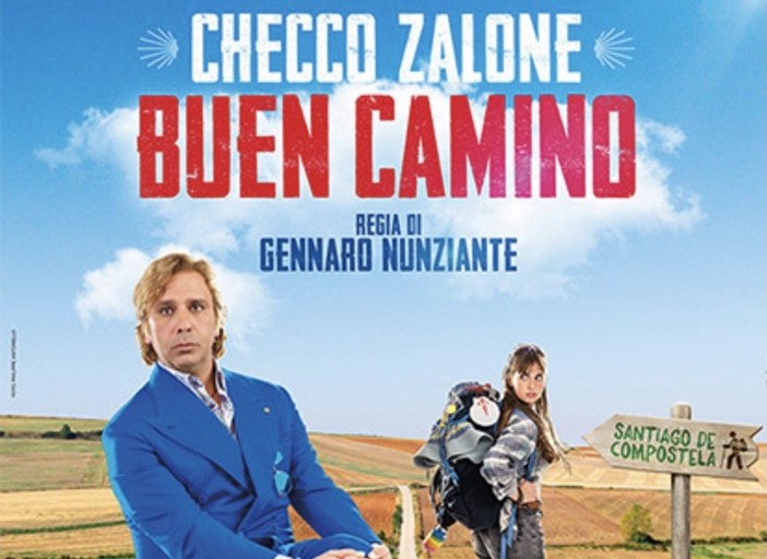 Zalone e la locandina del film